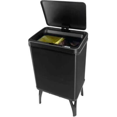 Poubelle Intelligente Wellhome - Capteur & Manuel - 15L - Noir Poubelle Intelligente Wellhome - Capteur & Manuel - 15L - Noir