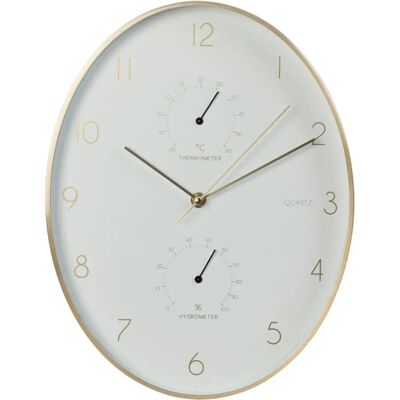 Orologio da Parete in Lega WELLHOME con Bordo Dorato - Design Moderno Orologio da Parete in Lega WELLHOME con Bordo Dorato - Design Moderno