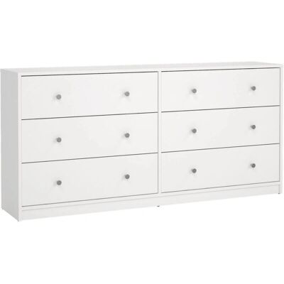 Aparador Doble Ebro con 6 Cajones - Mueble de almacenamiento Aparador Doble Ebro con 6 Cajones - Mueble de almacenamiento