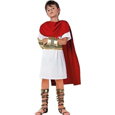 Generic - Disfraz Romano para Niño - Túnica Capa - Brazalete Cinturón - Disfraz Generic - Disfraz Romano para Niño - Túnica Capa - Brazalete Cinturón - Disfraz