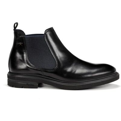 Μαύρα Δερμάτινα Μπότες Fluchos F0770 - Boots Μαύρα Δερμάτινα Μπότες Fluchos F0770 - Boots