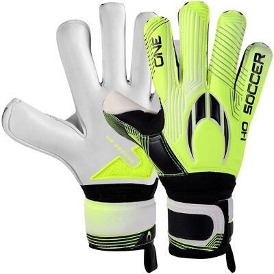 HO Soccer One Hybrid Goalkeeper Gloves White - Goalkeeper Gloves HO Soccer One Hybrid Goalkeeper Gloves White - Goalkeeper Gloves