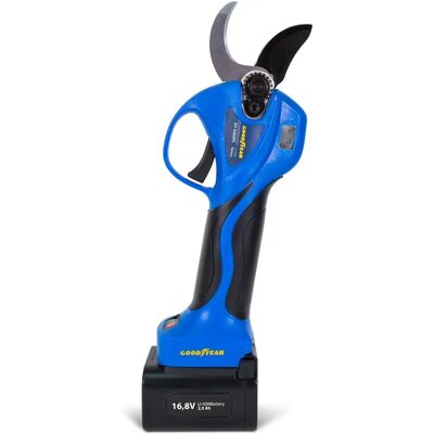 Forbice da potatura Goodyear 16.8V LI-ION 2Ah - Elettrica, Taglio 25-32mm Forbice da potatura Goodyear 16.8V LI-ION 2Ah - Elettrica, Taglio 25-32mm