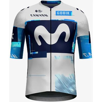 Gobik Maglietta Movistar Team 2025 Infinity a Manica Corta - Maglietta Gobik Maglietta Movistar Team 2025 Infinity a Manica Corta - Maglietta