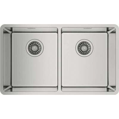 Teka Be Linea RS15 2C 740 Stainless Steel Sink - Under Counter, Rectangular, 80cm Teka Be Linea RS15 2C 740 Stainless Steel Sink - Under Counter, Rectangular, 80cm