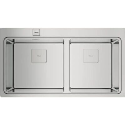Teka Zenit RS15 2C 86 Fregadero Doble Rectangular - 200mm Profundidad, Mueble 90cm Teka Zenit RS15 2C 86 Fregadero Doble Rectangular - 200mm Profundidad, Mueble 90cm