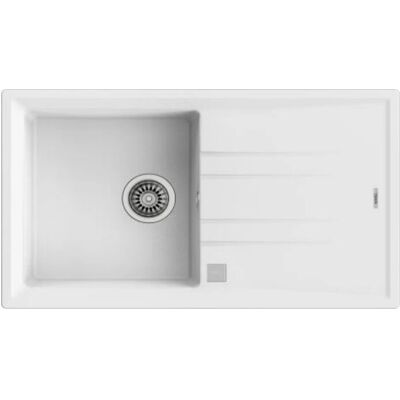 Teka Stone 50 B-TG 1C 1E Sink - Rectangular, Black, 50cm Teka Stone 50 B-TG 1C 1E Sink - Rectangular, Black, 50cm