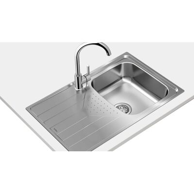 Teka Universe 45 T-XP 1C 1E Top-mounted Sink - Rectangular Stainless Steel Teka Universe 45 T-XP 1C 1E Top-mounted Sink - Rectangular Stainless Steel