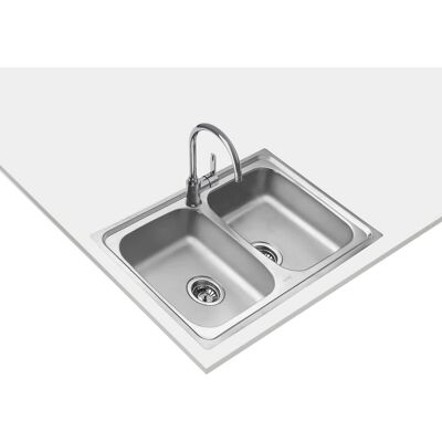 Teka Model 115050002 - Rechthoekige Rvs gootsteen Teka Model 115050002 - Rechthoekige Rvs gootsteen
