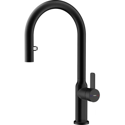 Grifo de Cocina Teka Modelo 9382 Negro - Monomando, 360° Rotación Grifo de Cocina Teka Modelo 9382 Negro - Monomando, 360° Rotación