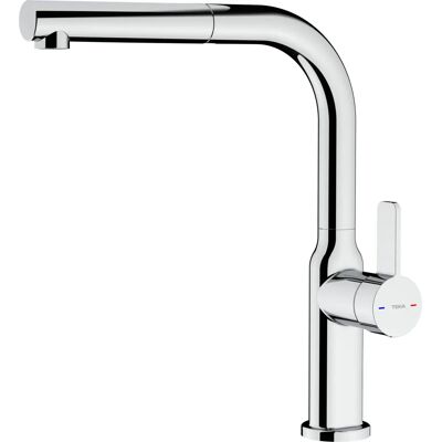 Teka Oval 938 Chrom Küchenarmatur - Monomando, Drehbar, Ausziehbar Teka Oval 938 Chrom Küchenarmatur - Monomando, Drehbar, Ausziehbar