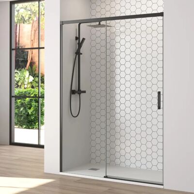 Bathme - Nixon - Negro - 149-154 cm - Mampara de ducha Bathme - Nixon - Negro - 149-154 cm - Mampara de ducha