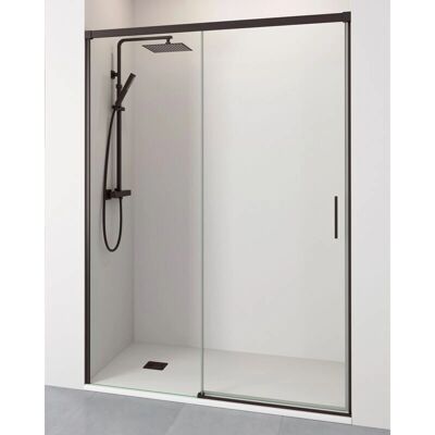 Bathme - Nixon - 119-124 cm - Negro - Mampara de ducha Bathme - Nixon - 119-124 cm - Negro - Mampara de ducha