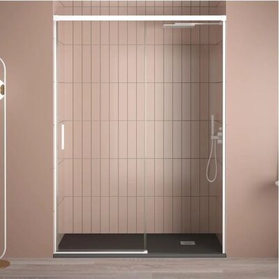 Bathme - Nixon - 95-99 cm - Blanco - Shower screen Bathme - Nixon - 95-99 cm - Blanco - Shower screen