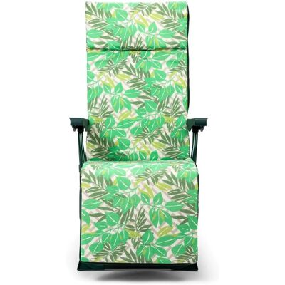 Sillón de jardín Solenny - Regulable, acolchado, 5 posiciones Sillón de jardín Solenny - Regulable, acolchado, 5 posiciones