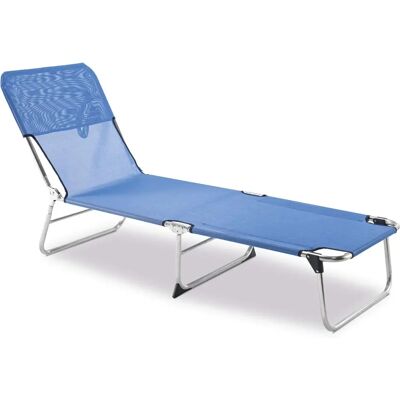 Solenny - Silla Plegable de Jardín y Playa con 3 Patas - Azul Solenny - Silla Plegable de Jardín y Playa con 3 Patas - Azul