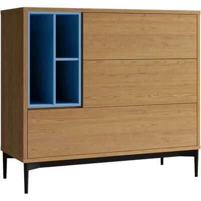 Credenza Pärumm Onnie Blue 103x40x95 cm - Soluzione di stoccaggio Credenza Pärumm Onnie Blue 103x40x95 cm - Soluzione di stoccaggio