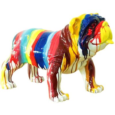 Figura Bulldog Kuatéh - Decoración Hogareña en Poliresina - 61x32x38 cm Figura Bulldog Kuatéh - Decoración Hogareña en Poliresina - 61x32x38 cm