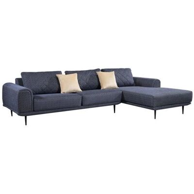 Pärumm Abruzzo Sofa - Blau Jaspeado - 3-Sitzer mit Chaiselongue - Modernes Design Pärumm Abruzzo Sofa - Blau Jaspeado - 3-Sitzer mit Chaiselongue - Modernes Design