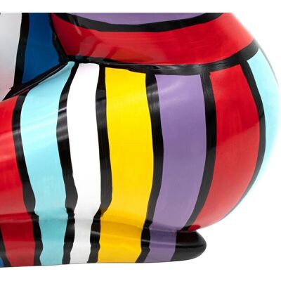 Figura decorativa Rachel di Kuatéh - Scultura moderna - 38x26x61 cm - Multicolore Figura decorativa Rachel di Kuatéh - Scultura moderna - 38x26x61 cm - Multicolore