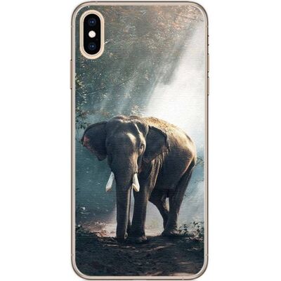 TUMUNDOSMARTPHONE iPhone XS Max Éléphant Multicolore - Coque - Publicité TUMUNDOSMARTPHONE iPhone XS Max Éléphant Multicolore - Coque - Publicité
