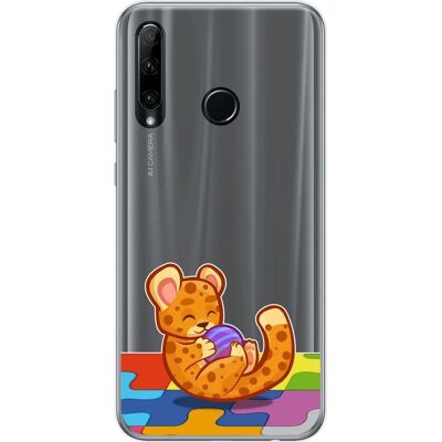 Coque en Gel Transparent Léopard pour Huawei Honor 20 Lite - Publicité Coque en Gel Transparent Léopard pour Huawei Honor 20 Lite - Publicité