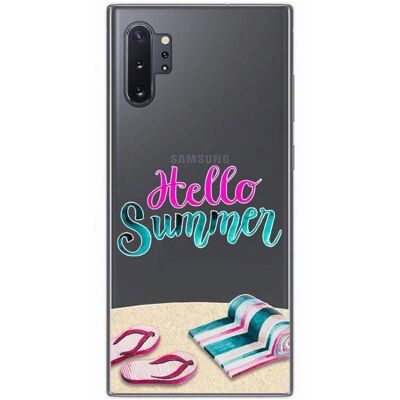 Coque Samsung Galaxy Note10+ Tumundosmartphone Été Transparente - Publicité Coque Samsung Galaxy Note10+ Tumundosmartphone Été Transparente - Publicité
