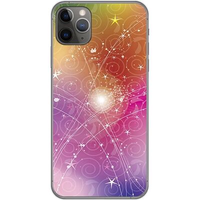 Coque en Gel TPU Multicolore Tumundosmartphone pour iPhone 11 Pro Max - Étui - Publicité Coque en Gel TPU Multicolore Tumundosmartphone pour iPhone 11 Pro Max - Étui - Publicité