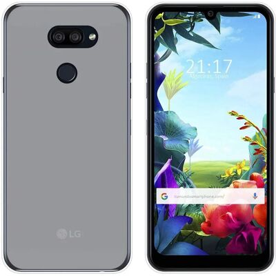 Coque en silicone transparente pour LG K40S - phone case - Publicité Coque en silicone transparente pour LG K40S - phone case - Publicité