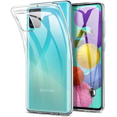 Coque TUMUNDOSMARTPHONE Samsung Galaxy A51 Silicone Transparente - Étui - Publicité Coque TUMUNDOSMARTPHONE Samsung Galaxy A51 Silicone Transparente - Étui - Publicité