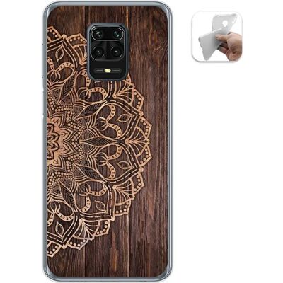 Coque en bois personnalisée pour Xiaomi Redmi Note 9S/9 Pro TPU - Publicité Coque en bois personnalisée pour Xiaomi Redmi Note 9S/9 Pro TPU - Publicité