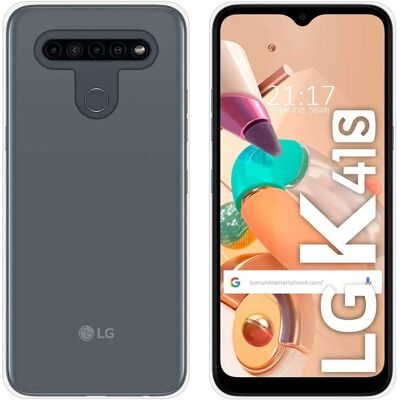 Coque en silicone transparente Tumundosmartphone pour LG K41s/K51s - Publicité Coque en silicone transparente Tumundosmartphone pour LG K41s/K51s - Publicité