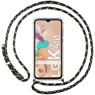 Coque Verte pour LG K41s - Accessoire Téléphone - Publicité Coque Verte pour LG K41s - Accessoire Téléphone - Publicité