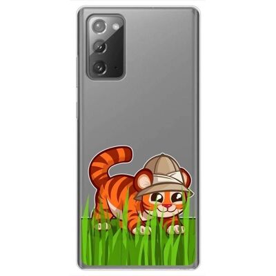 Coque Samsung Galaxy Note 20 Tigre Transparente - Tumundo Smartphone - Publicité Coque Samsung Galaxy Note 20 Tigre Transparente - Tumundo Smartphone - Publicité
