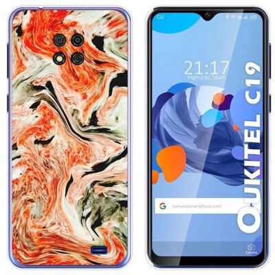Coque Oukitel C19 - Multicolore - Publicité Coque Oukitel C19 - Multicolore - Publicité