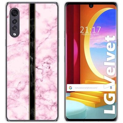 Coque Tumundosmartphone LG Velvet 5G Design Marbre - Publicité Coque Tumundosmartphone LG Velvet 5G Design Marbre - Publicité