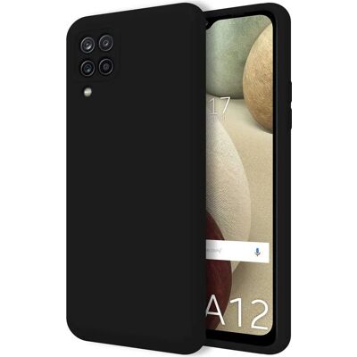 Coque en silicone liquide Tumundosmartphone pour Galaxy M12 & A12 - Protection contre chocs et rayures - Publicité Coque en silicone liquide Tumundosmartphone pour Galaxy M12 & A12 - Protection contre chocs et rayures - Publicité