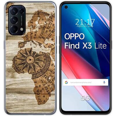 Coque Oppo Find X3 Lite - Design décoratif multicolore - Publicité Coque Oppo Find X3 Lite - Design décoratif multicolore - Publicité