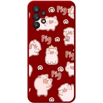 Coque pour Samsung Galaxy A32 5G Rouge - Phone Case - Publicité Coque pour Samsung Galaxy A32 5G Rouge - Phone Case - Publicité
