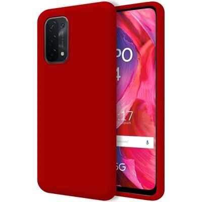 TUMUNDOSMARTPHONE Oppo A54 / A74 5G Silikon Flytande Röd - Skal TUMUNDOSMARTPHONE Oppo A54 / A74 5G Silikon Flytande Röd - Skal