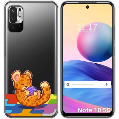 Coque Léopard TPU Xiaomi Redmi Note 10 5G - Smartphone Case - Publicité Coque Léopard TPU Xiaomi Redmi Note 10 5G - Smartphone Case - Publicité