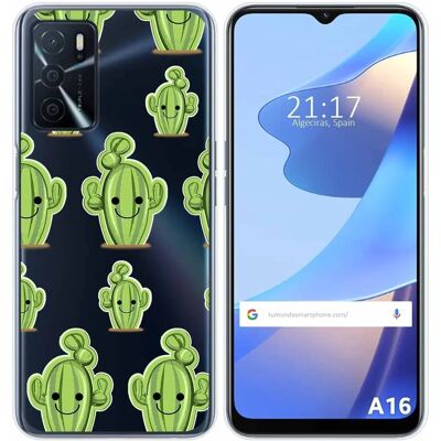 Coque Cactus TUMUNDOSMARTPHONE pour Oppo A16 / A16s - Publicité Coque Cactus TUMUNDOSMARTPHONE pour Oppo A16 / A16s - Publicité