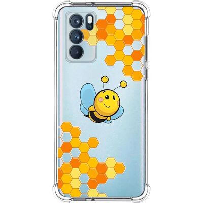 Coque en Silicone Oppo Reno 6 Pro 5G Abeille - Publicité Coque en Silicone Oppo Reno 6 Pro 5G Abeille - Publicité