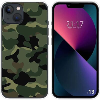 TUMUNDOSMARTPHONE Coque iPhone 13 (6.1) Camouflage Multicolore - Étui - Publicité TUMUNDOSMARTPHONE Coque iPhone 13 (6.1) Camouflage Multicolore - Étui - Publicité