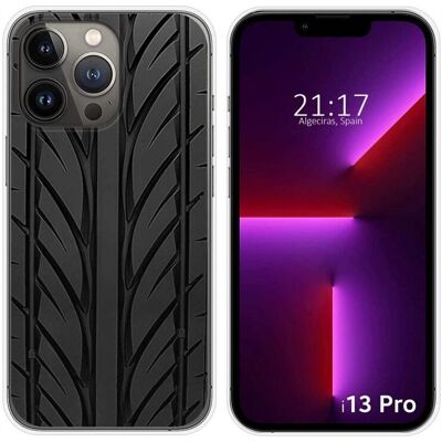 Coque silicone Tumundosmartphone iPhone 13 Pro Dinosaure Multicolore - Publicité Coque silicone Tumundosmartphone iPhone 13 Pro Dinosaure Multicolore - Publicité