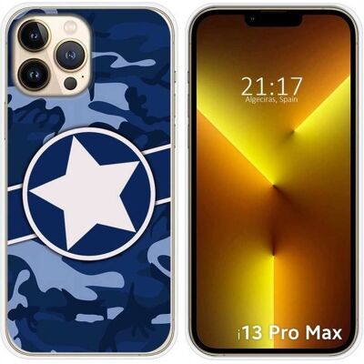 Coque TUMUNDOSMARTPHONE pour iPhone 13 Pro Max Camouflage - Type de téléphone - Publicité Coque TUMUNDOSMARTPHONE pour iPhone 13 Pro Max Camouflage - Type de téléphone - Publicité
