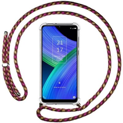 Coque pour Smartphone TCL 20 R 5G - Rose - Publicité Coque pour Smartphone TCL 20 R 5G - Rose - Publicité