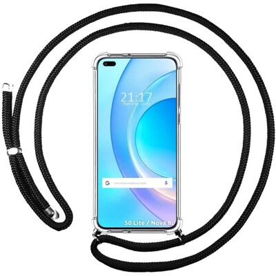 Svart Huawei Honor 50 Lite 5G / Nova 8i Skal Svart Huawei Honor 50 Lite 5G / Nova 8i Skal