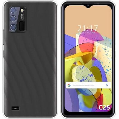 Coque TUMUNDOSMARTPHONE Oukitel C25 en Silicone Transparent - Housse de téléphone - Publicité Coque TUMUNDOSMARTPHONE Oukitel C25 en Silicone Transparent - Housse de téléphone - Publicité