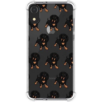 Coque Silicone Antichocs Tumundosmartphone iPhone XR - Design Chiens - Publicité Coque Silicone Antichocs Tumundosmartphone iPhone XR - Design Chiens - Publicité